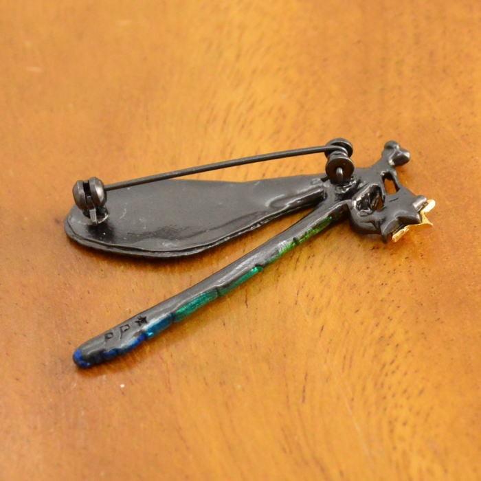 パルナートポック ブローチ ハグロトンボ ブローチ  Palnart Poc | Palnart Poc | 04