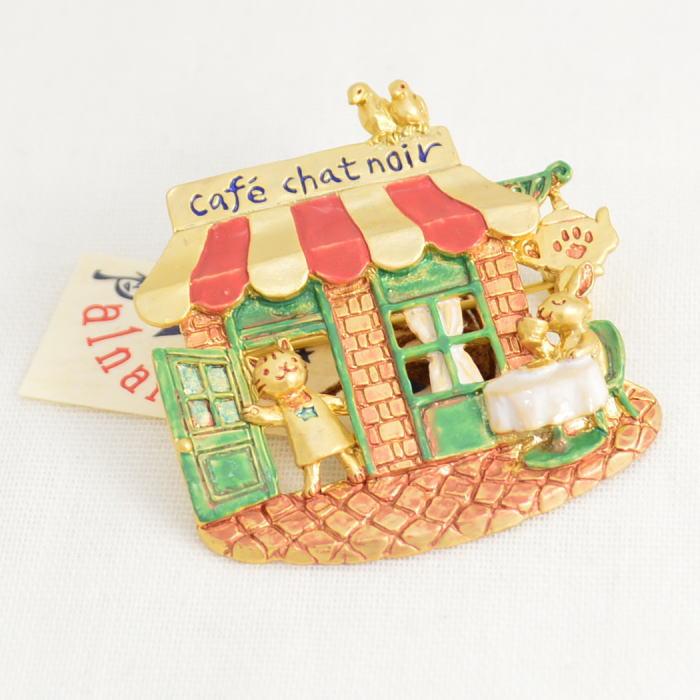 パルナートポック ブローチ 黒猫店長のカフェ Palnart Poc  2404 | Palnart Poc | 01