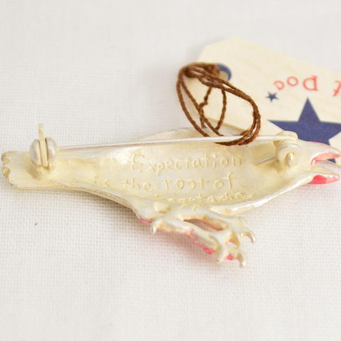 パルナートポック ブローチ 白 文鳥 Palnart Poc  2408 | Palnart Poc | 03