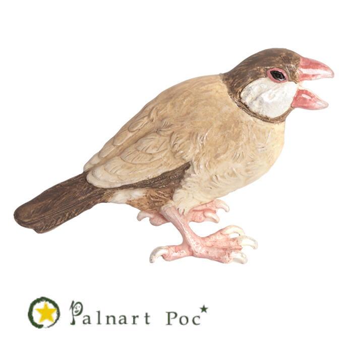 [新作] パルナートポック ブローチ シナモン文鳥 インコ  Palnart Poc  2603 | Palnart Poc