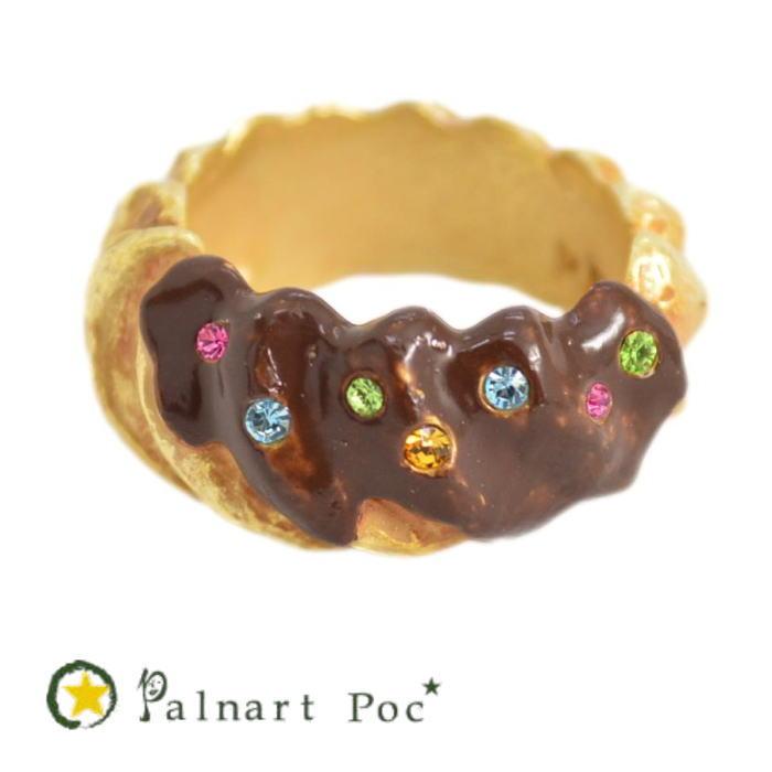パルナートポック リング チョコがけドーナツ 11号サイズ  PalnartPoc 2401 | Palnart Poc