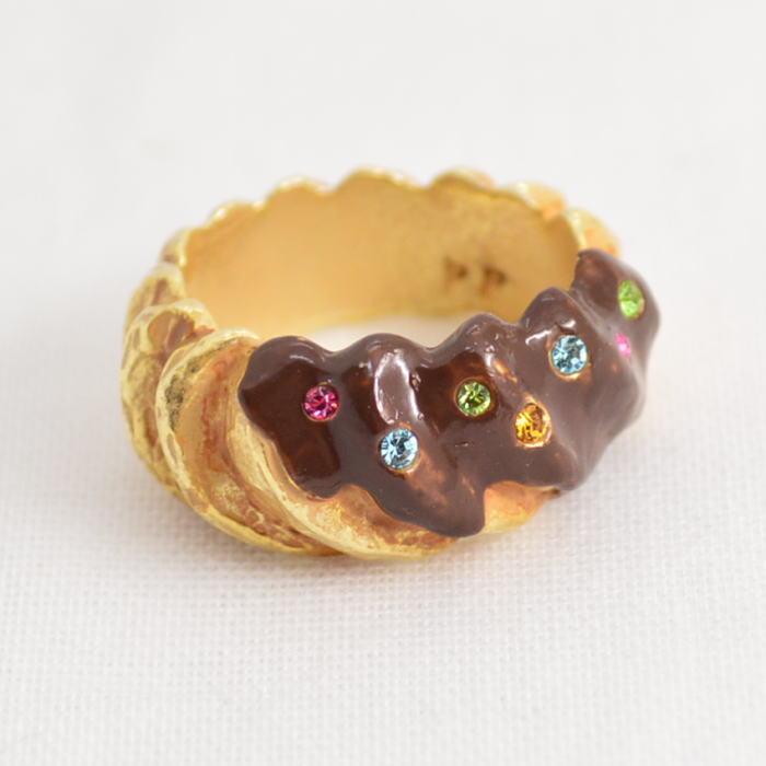 パルナートポック リング チョコがけドーナツ 11号サイズ  PalnartPoc 2401 | Palnart Poc | 01