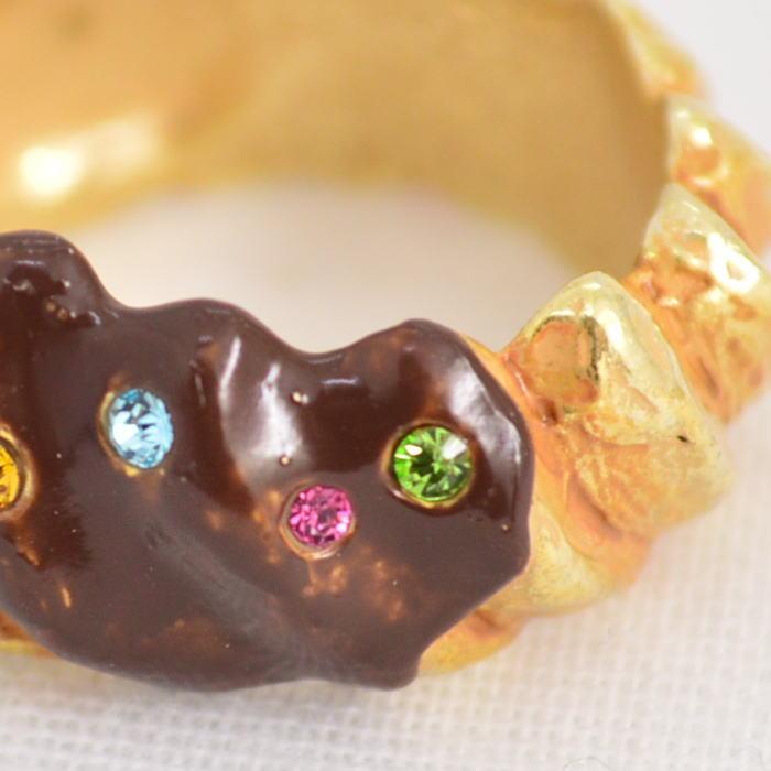 パルナートポック リング チョコがけドーナツ 11号サイズ  PalnartPoc 2401 | Palnart Poc | 03