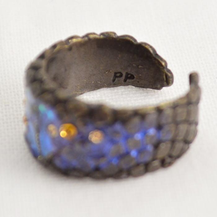 パルナートポック リング 石畳の街 アンティークゴールド フリーサイズ  PalnartPoc 2404 | Palnart Poc | 03