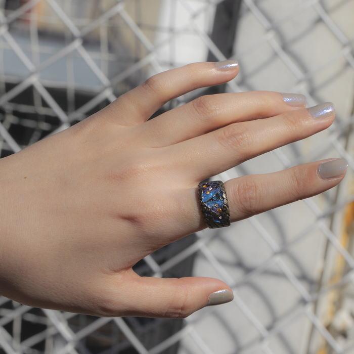 パルナートポック リング 石畳の街 アンティークゴールド フリーサイズ  PalnartPoc 2404 | Palnart Poc | 04