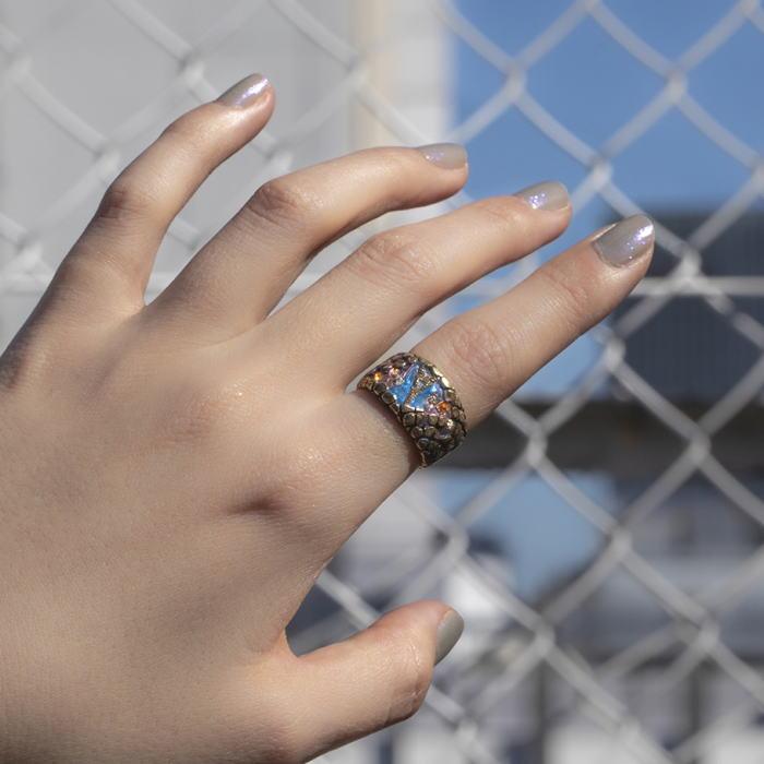 パルナートポック リング 石畳の街 ゴールド フリーサイズ  PalnartPoc 2404 | Palnart Poc | 04