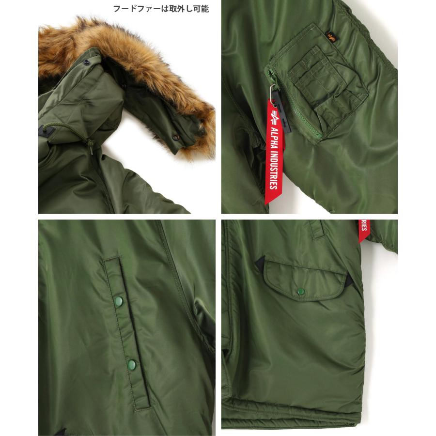 ALPHA INDUSTRIES INC. N-3B PARKA 7975952006 : ミリタリーショップ