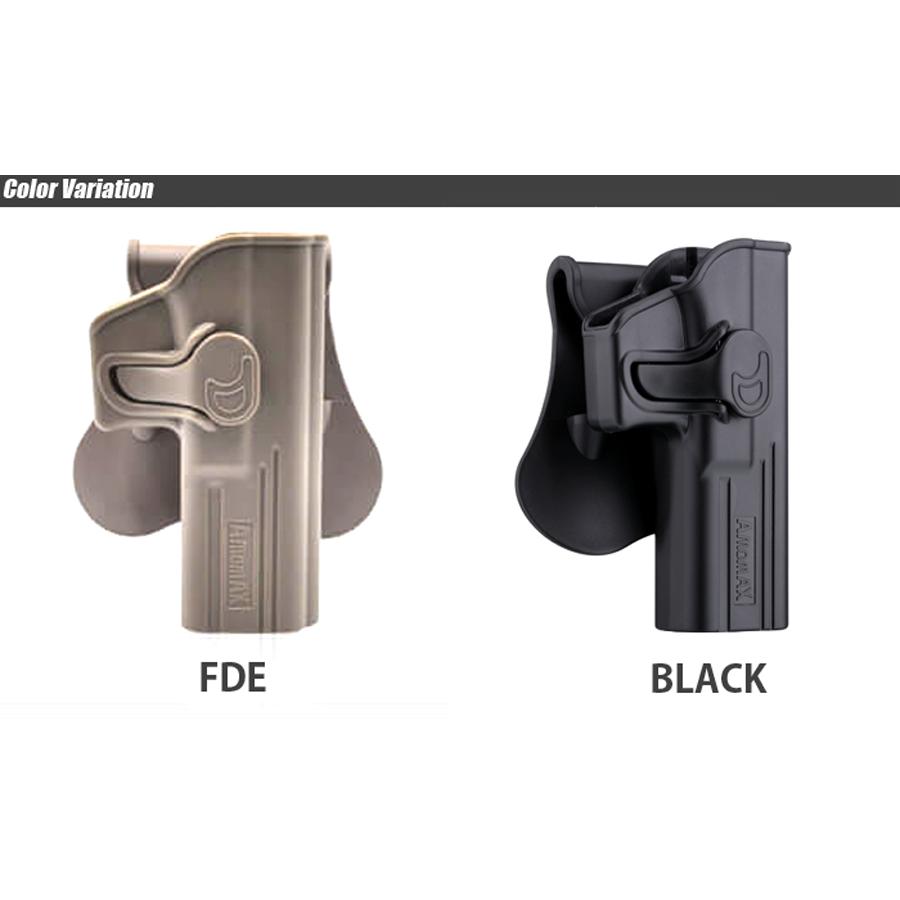 ボブグロック用タクティカルレザー ホルスターセット AMOMAX（アーモマックス） Tactical Holster 【GLOCK 17