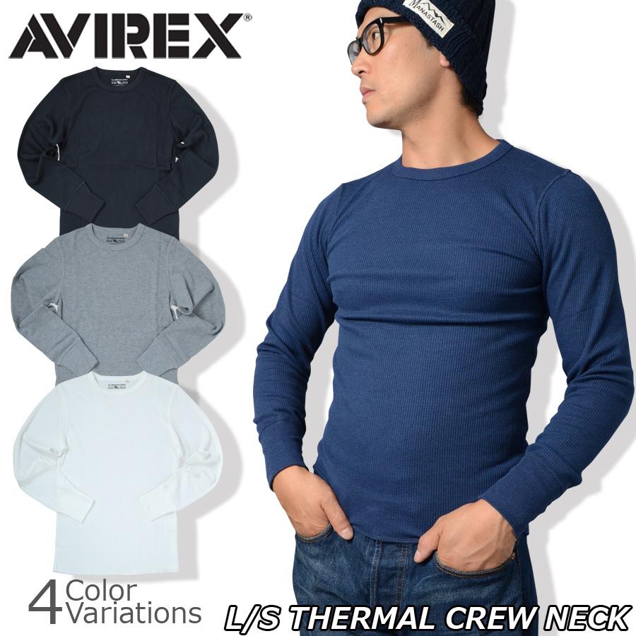 AVIREX(アビレックス) DAILY L/S THERMAL CREW NECK T-SHIRT デイリー