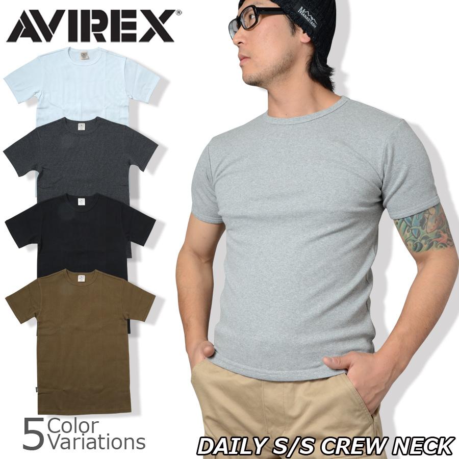 アヴィレックス　S AVIREX（アヴィレックス） AVIREX(アビレックス) DAILY RIB S/S CREW