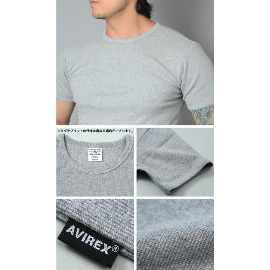 AVIREX(アビレックス) DAILY RIB S/S CREW NECK T-SHIRT リブ