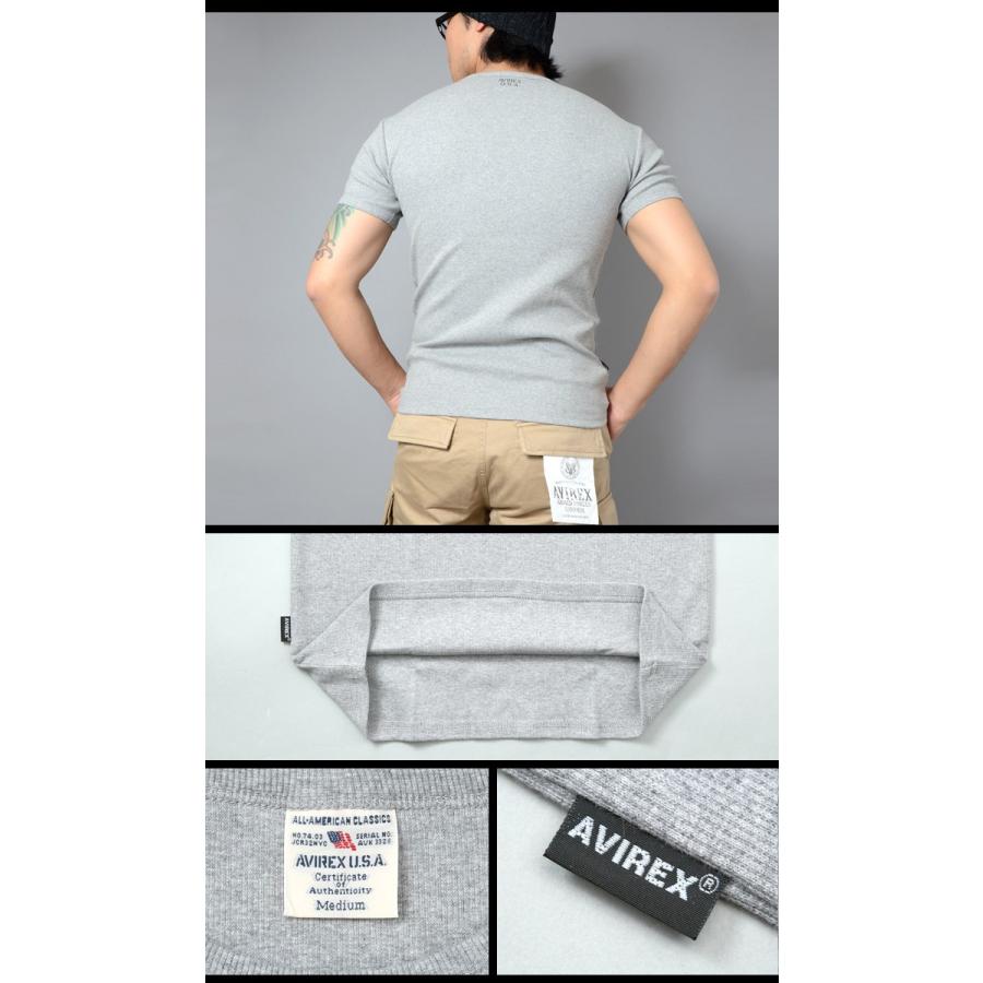 AVIREX(アビレックス) DAILY RIB S/S CREW NECK T-SHIRT リブ