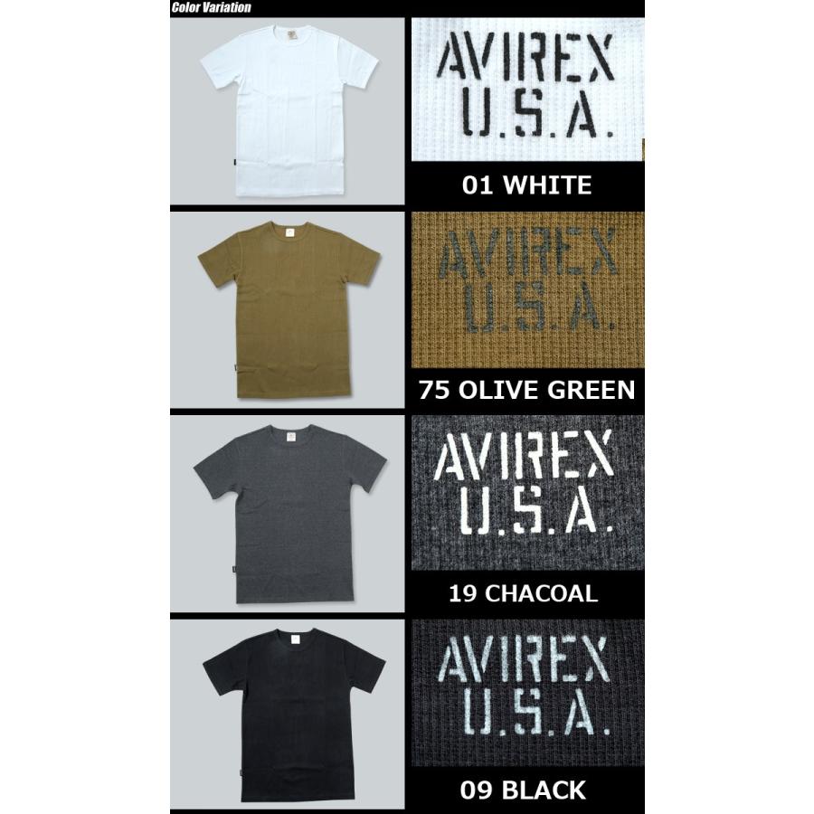 AVIREX(アビレックス) DAILY RIB S/S CREW NECK T-SHIRT リブ 半袖