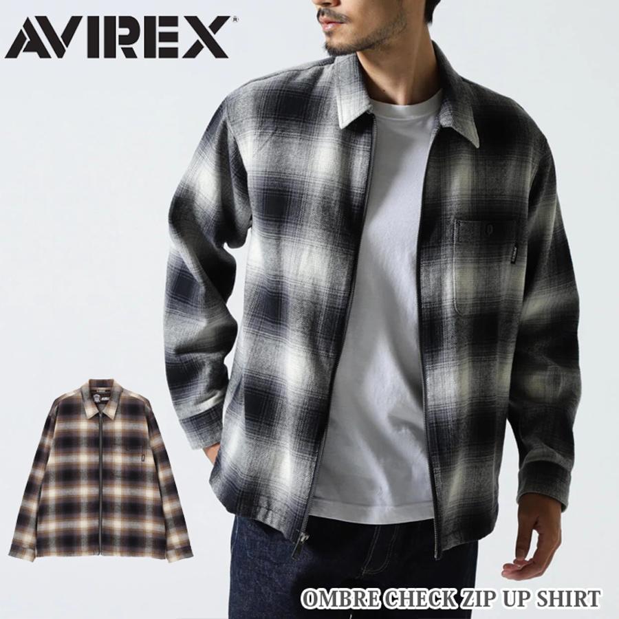 AVIREX（アヴィレックス） AVIREX(アビレックス) OMBRE CHECK ZIP UP 