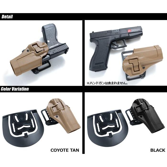 BLACK HAWK!（ブラックホーク） SERPA CONCEALMENT HOLSTER GLOCK20/M&P右用 (セルパ コンシールメント ホルスター)410513｜swat｜02