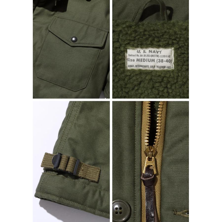 ジャケット・アウター BUZZ RICKSON'S Type DECK A-2 No.BR14956 BUZZ RICKSON'S JACKET, INTERMEDIATE, COLD WEATHER DECK A-2 BR14956