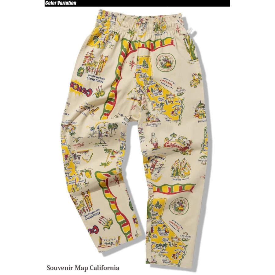 COOKMAN（クックマン） シェフパンツ Chef Pants Souvenir Map