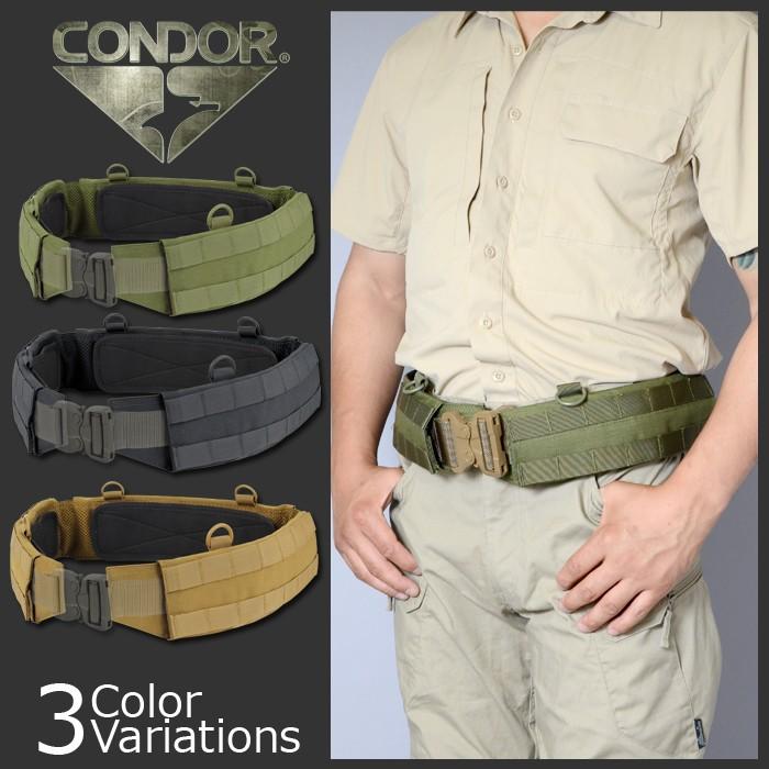 【美品】CONDOR コンドル　モールベルトセット CONDOR（コンドル ） Slim Battle Belt スリム バトル ベルト 121160