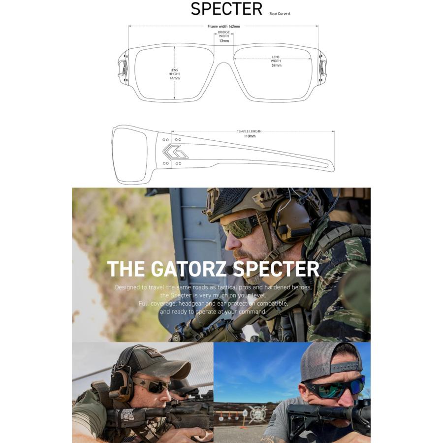 GATORZ（ゲイターズ） SPECTER - BLACK/ SILVER LOGO/ SMOKE UV GZ-08-031 | GATORZ | 02
