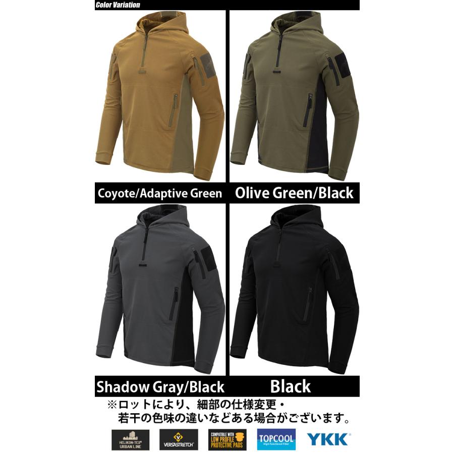 Felpa Con Cappuccio Tattica Helikon-Tex - Nero - Per Tiro O Outdoor - Con Tasche E Rinforzi - Foto 4