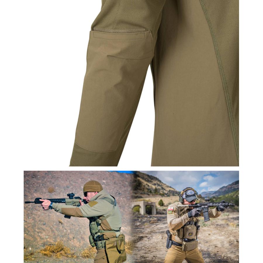 ヘリコンテック ミリタリーオリーブドラブ 長袖ポロシャツ ヘリコンテック ミリタリーオリーブドラブ 長袖ポロシャツ