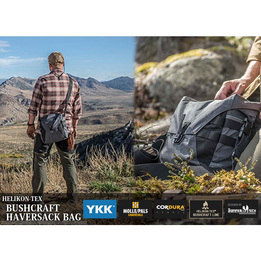 未使用美品　HAVERSACK Amazon.com: Exos Waxed Canvas Haversack, Bushcraft Shoulder Bag