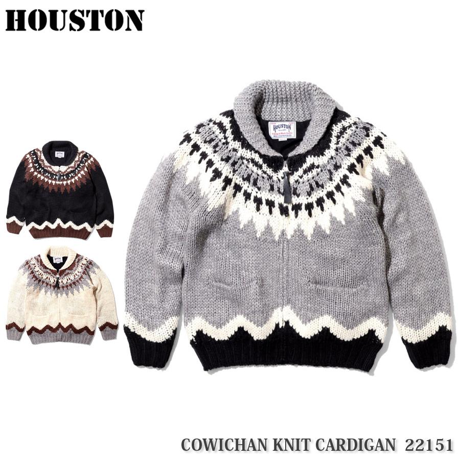 HOUSTON（ヒューストン） HOUSTON COWICHAN KNIT CARDIGAN カウチン