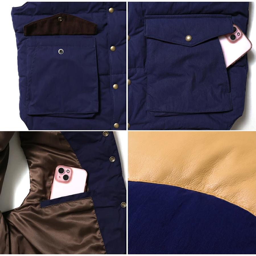 HOUSTON（ヒューストン） N/C PADDING VEST ナイロン パディングベスト 