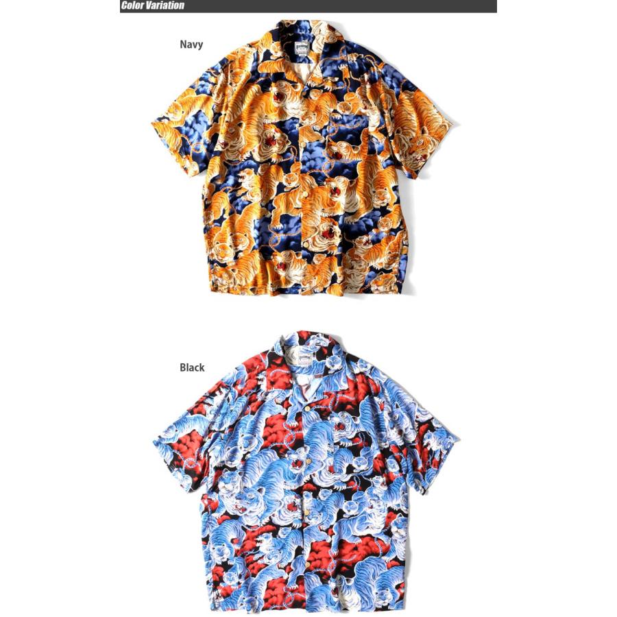 HOUSTON（ヒューストン） ALOHA SHIRT 百虎 アロハシャツ 41022