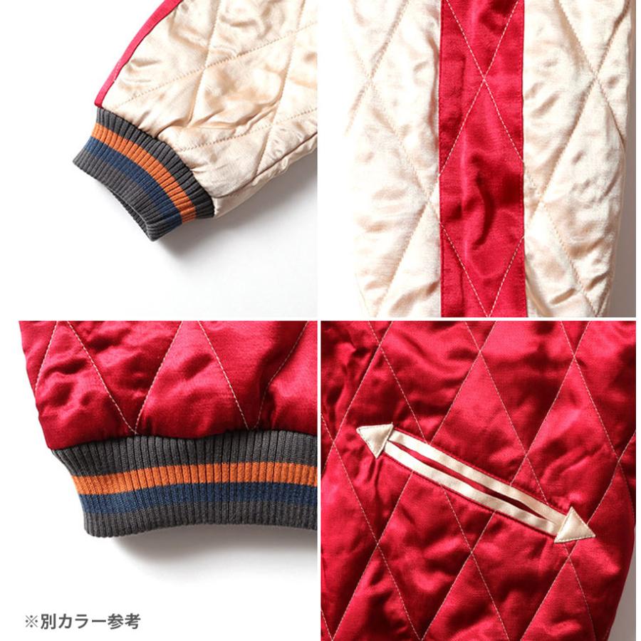 HOUSTON（ヒューストン） QUILTING RAYON SOUVENIR JACKET (MAP