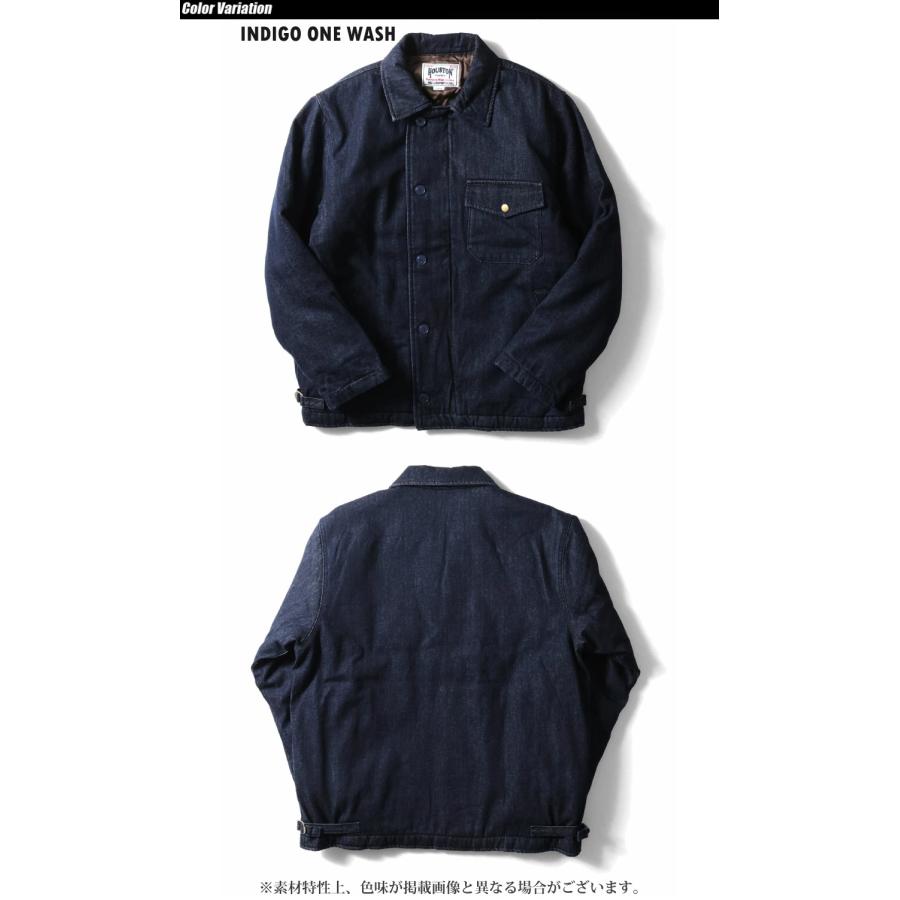 ⭐️新品 HOUSTON DENIM A-2 DECK JACKET☆ HOUSTON HOUSTON（ヒューストン） DENIM A-2 DECK JACKET デニム