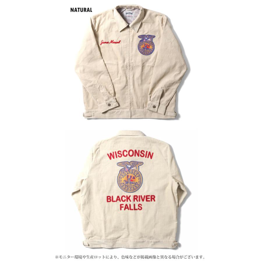 HOUSTON HOUSTON（ヒューストン） CORDUROY EMBROIDERY JACKET