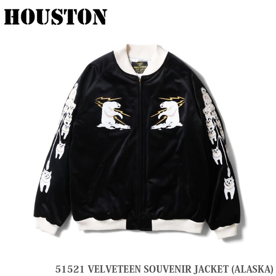 HOUSTON（ヒューストン） HOUSTON VELVETEEN SOUVENIR JACKET (ALASKA