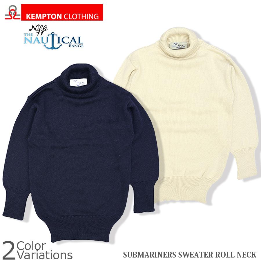 KEMPTON(ケンプトン) SUBMARINERS SWEATER ROLL NECK イギリス海軍 