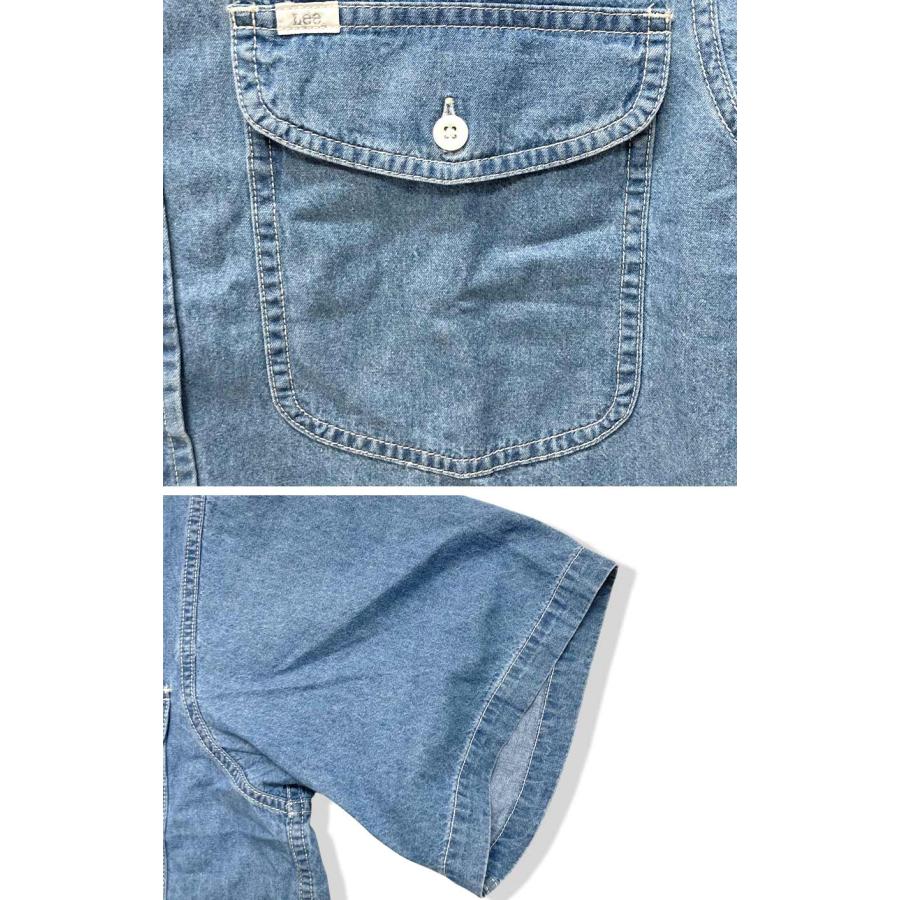 小物 Lee Lee（リー） BIG POCKET WORK SHIRTS LM8538 : ミリタリーショップ