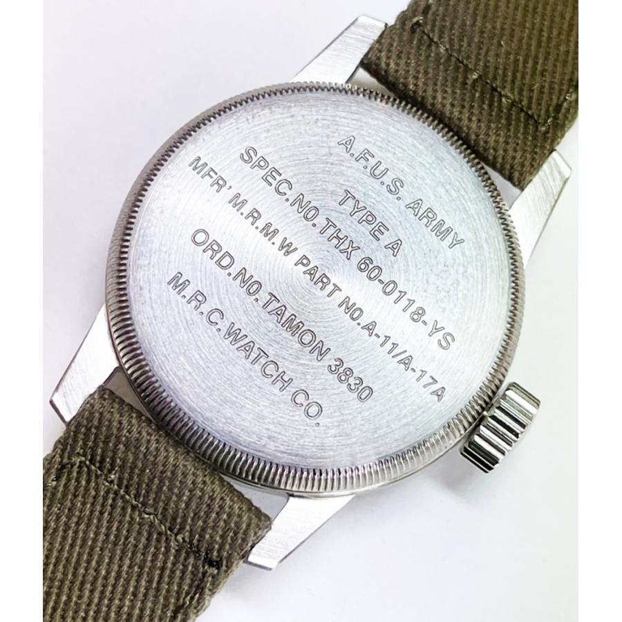 MONTRE ROROI M.R.C. WATCH CO. WW2 REPLICA USAAF TYPE A-11 24H