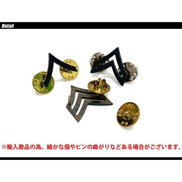 MILITARY GOODS（ミリタリーグッズ） U.S.ARMY PIN BADGE 階級章
