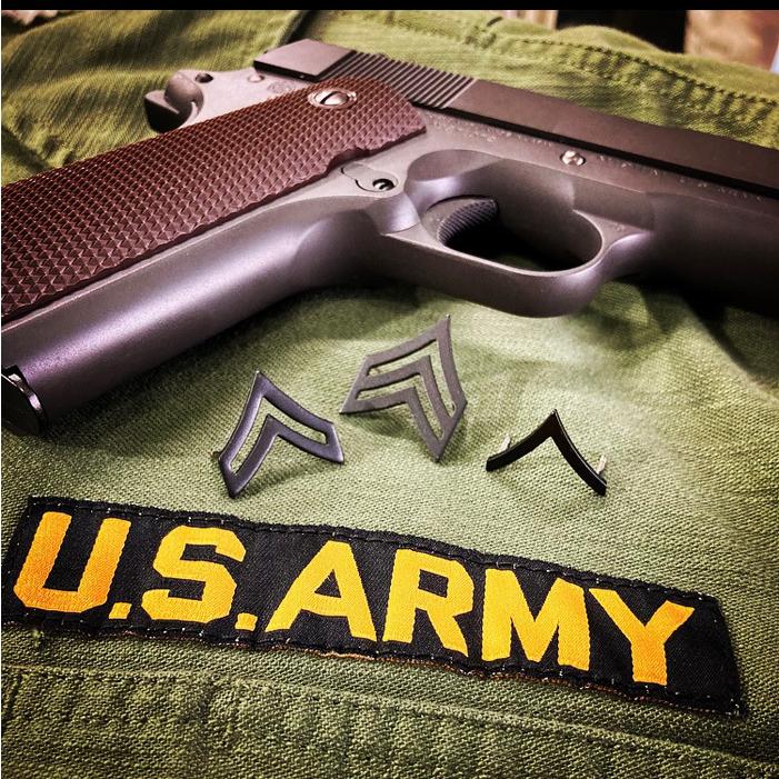 MILITARY GOODS（ミリタリーグッズ） U.S.ARMY PIN BADGE 階級章