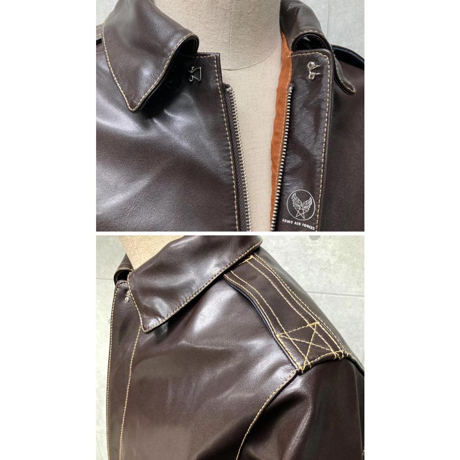 MORGAN MEMPHIS BELLE TYPE A-2 カウハイド (牛革) MG-521-DK