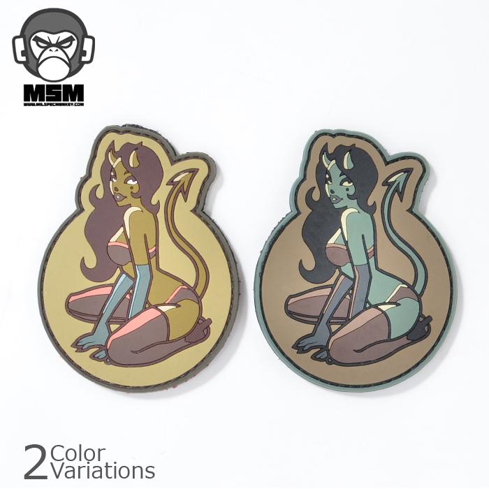 Mil Spec Monkey ミルスペックモンキー Devil Girl Pvc デビルガール ラバー パッチ Patch ネコポス対応 Msm ミリタリーショップ Swat 通販 Yahoo ショッピング