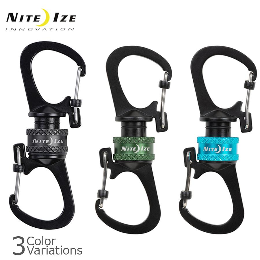 NITE IZE（ナイトアイズ） 360° マグネット ロック カラビナ 【メール