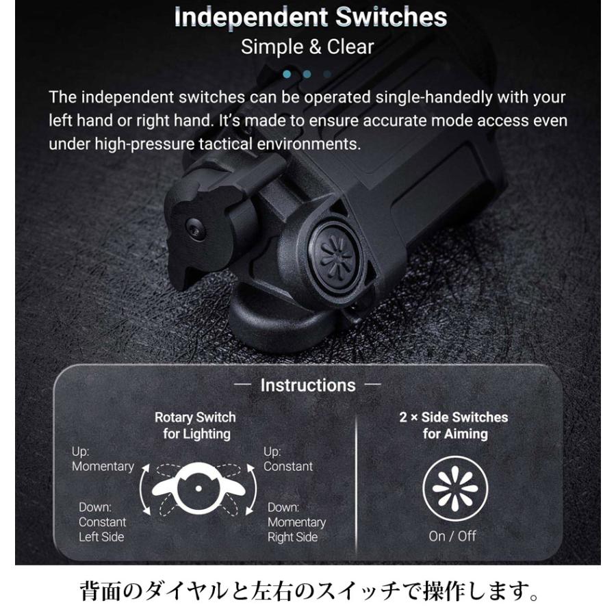 NEXTORCH（ネクストーチ） WL21IR IR Light IR Laser Weapon Light