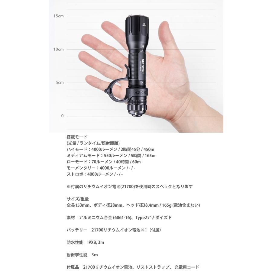 NEXTORCH（ネクストーチ） TA30D MAX Flashlight : ミリタリーショップ