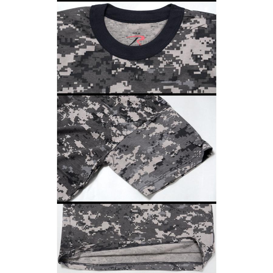 ROTHCO（ロスコ） MILITARY CAMO T-SHIRT ミリタリー カモフラージュ Tシャツ 【メール便】｜swat｜03