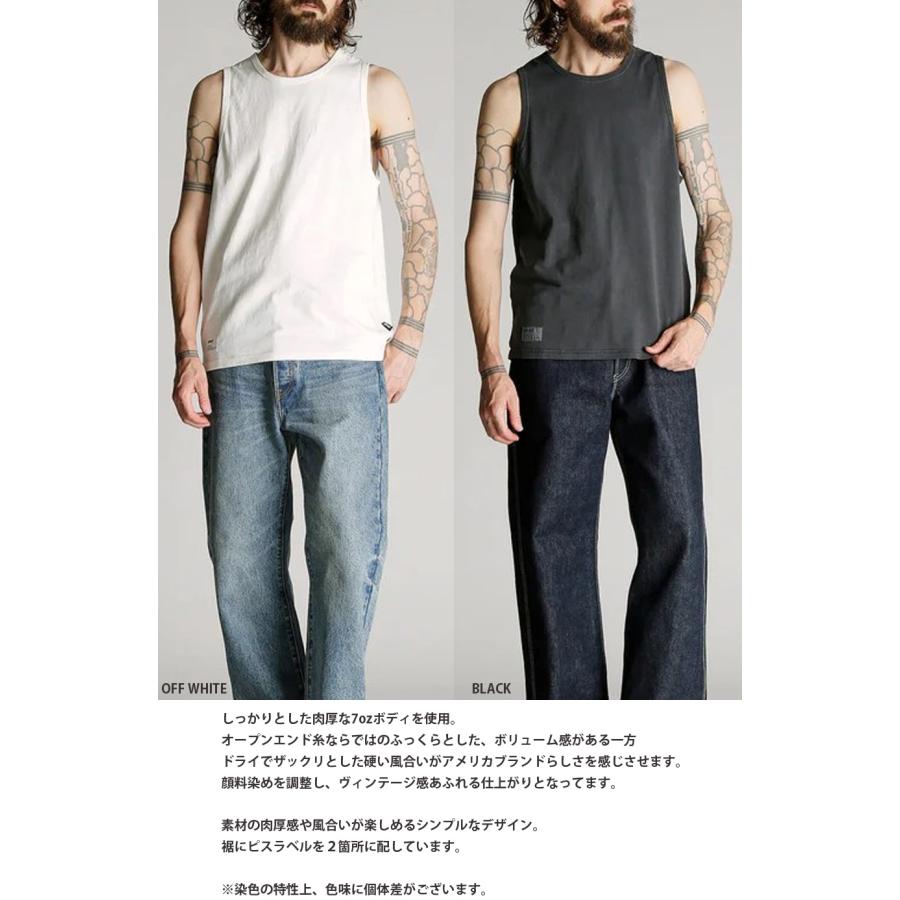 SCHOTT（ショット） PIGMENT O/D TANK TOP ピグメントオーバーダイ