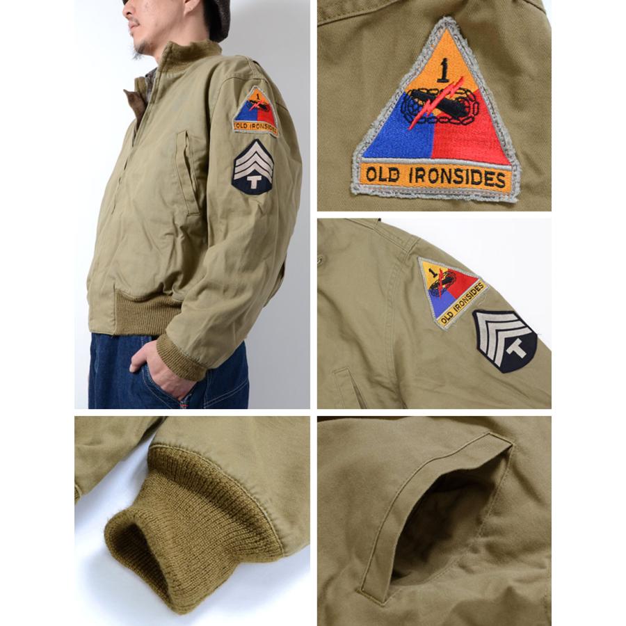 SESSLER 後期型 タンカース ジャケット ワッペン付 ”第一機甲師団/三等