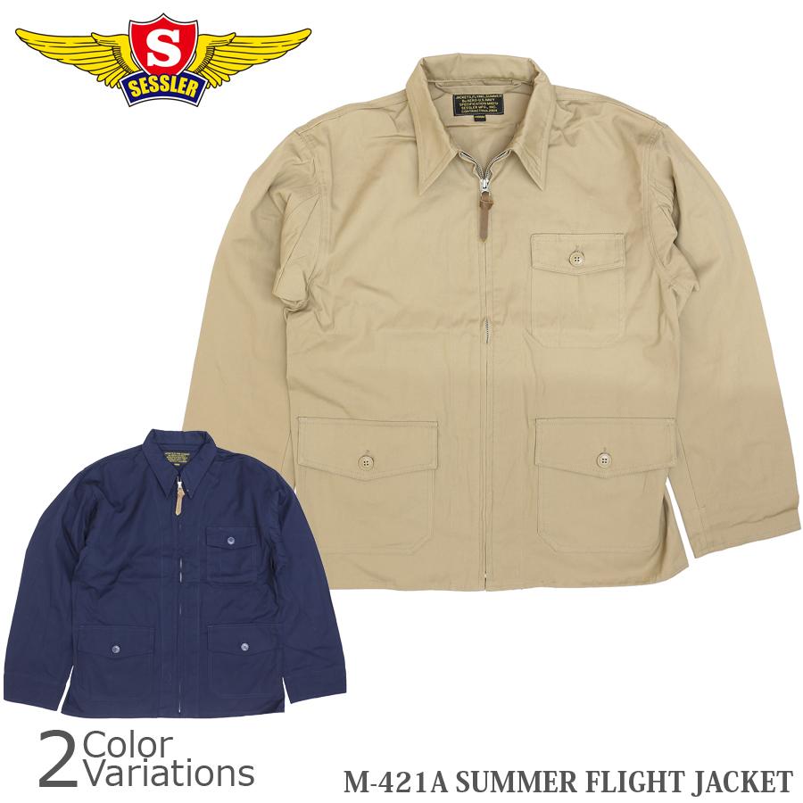 SESSLER SESSLER（セスラ） U.S NAVY M-421A フライトジャケット A