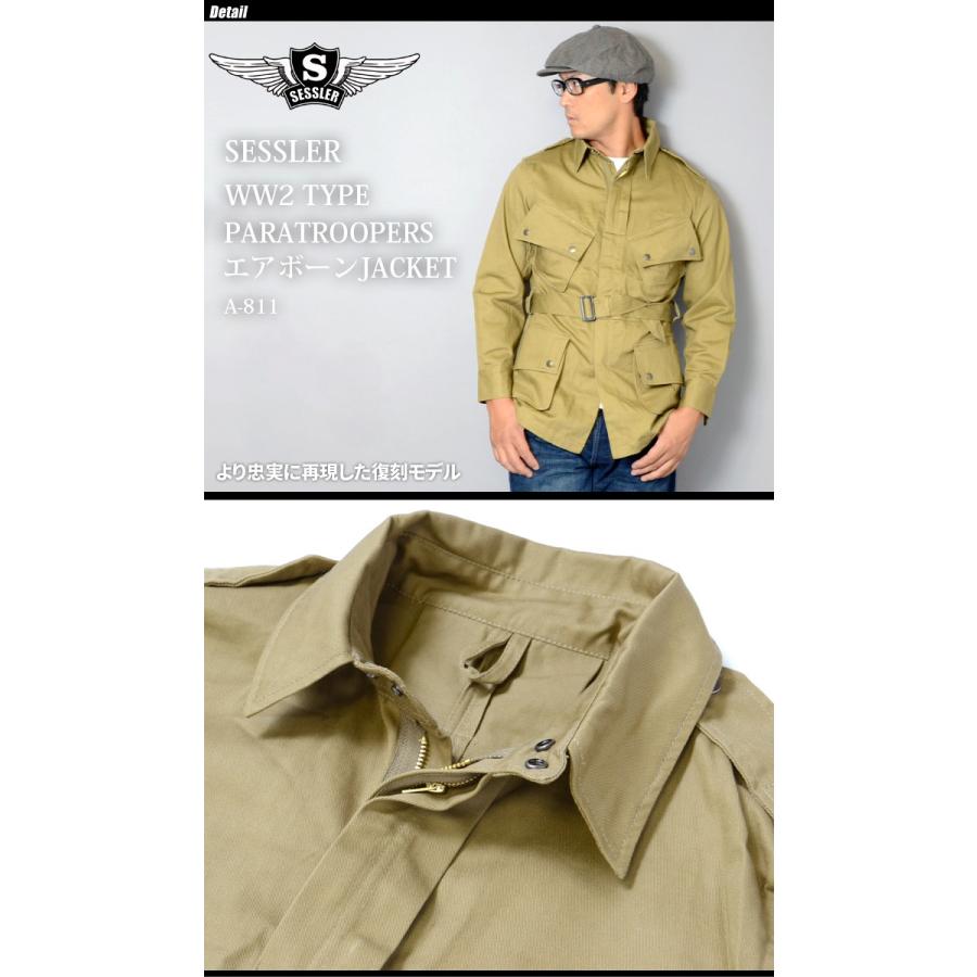 SESSLER SESSLER(セスラ) PARATROOPERS エアボーンJACKET WW2 SESSLER SESSLER(セスラ) PARATROOPERS エアボーンJACKET WW2
