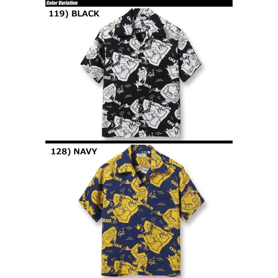 SUN SURF SURF（サンサーフ） RAYON HAWAIIAN SHIRT “SHOWING ISLAND