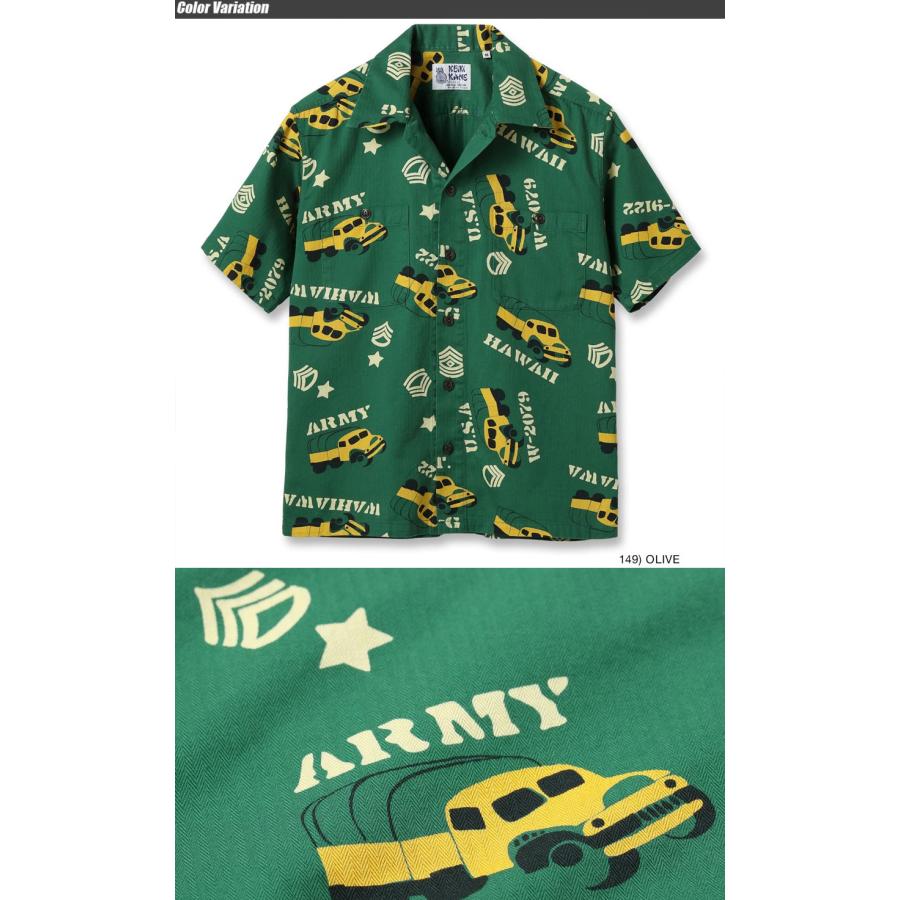 SUN SURF SURF（サンサーフ） COTTON HERRINGBONE OPEN SHIRT “ARMY